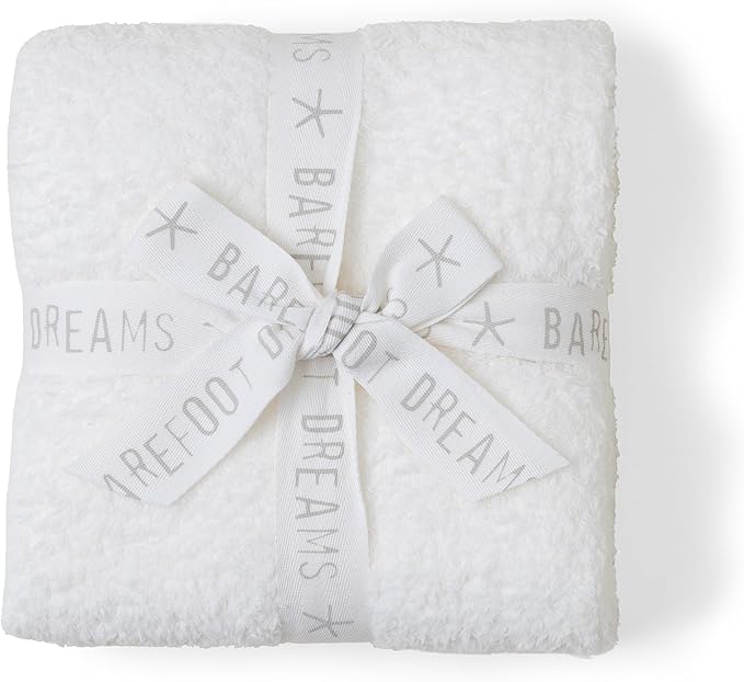 Barefoot Dreams® CozyChic® Stroller Blanket, Pearl, 30"x40"