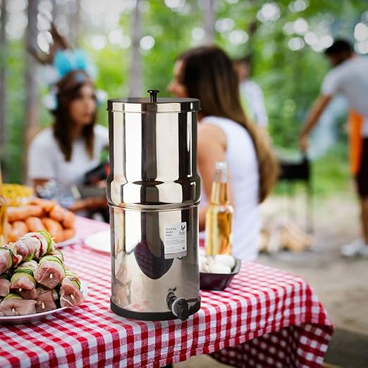 Doulton W9361122 Gravity Water Filter System Stainless Steel with 4x Super Sterasyl Candle Filters