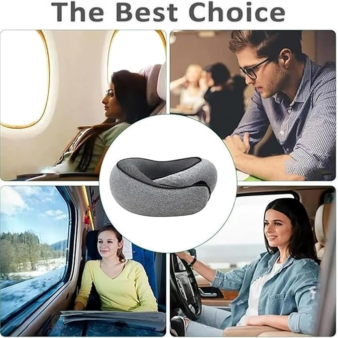 Travel Pillows for Airplanes,2024 New Travel Pillow,Travel Neck Pillow Neck Pillow Airplane Memory Foam Travel Pillow Neck Pillow for Traveling Suitable for Airplanes,Offices and Cars(Dark Blue)