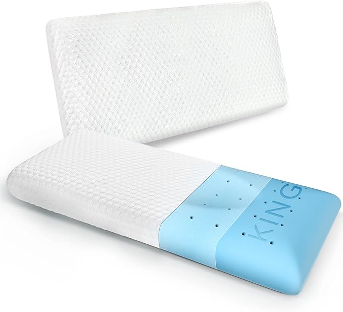inight Memory Foam Pillows King Size Set of 2, King Size Pillows 2 Pack, King Pillows for Side Sleepers & Back Sleepers, Oeko-tex & CertiPUR-US-King Size (Pack of 2)
