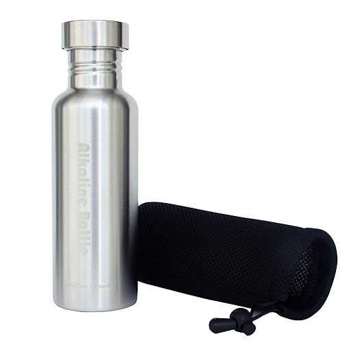 New Alkaline Water Bottle | Big Nano Energy Water Flask Stainless Steel Water Filter Bottle to Naturally Enhance Drinking Water