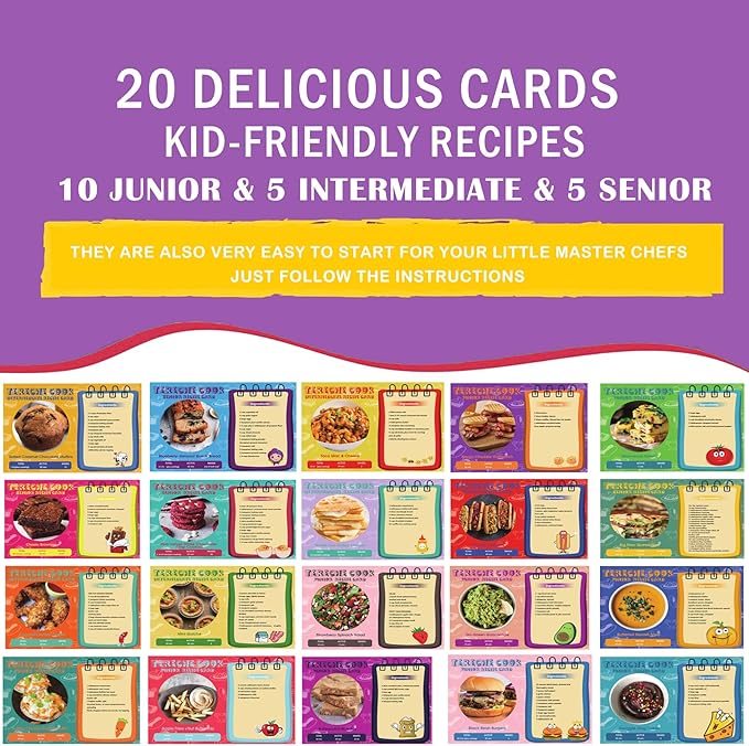 Kids Cooking Sets, Real 43 Piece Baking Set with Organizer Carrying Case- Kids Baking Set Gift for Girls & Boys - Utensils for The Curious Child (white)