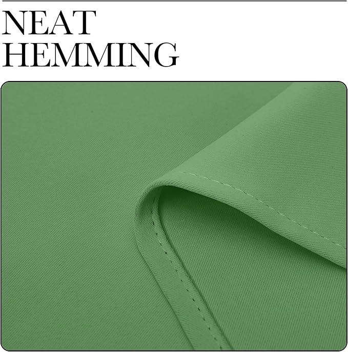 NICETOWN Room Darkening Curtains 63" Long Set of 2 for Bedroom, Froest Green Nursery Essential Thermal Insulated Solid Grommet Top Blackout Curtains/Drapes (1 Pair, 42 inches Wide)