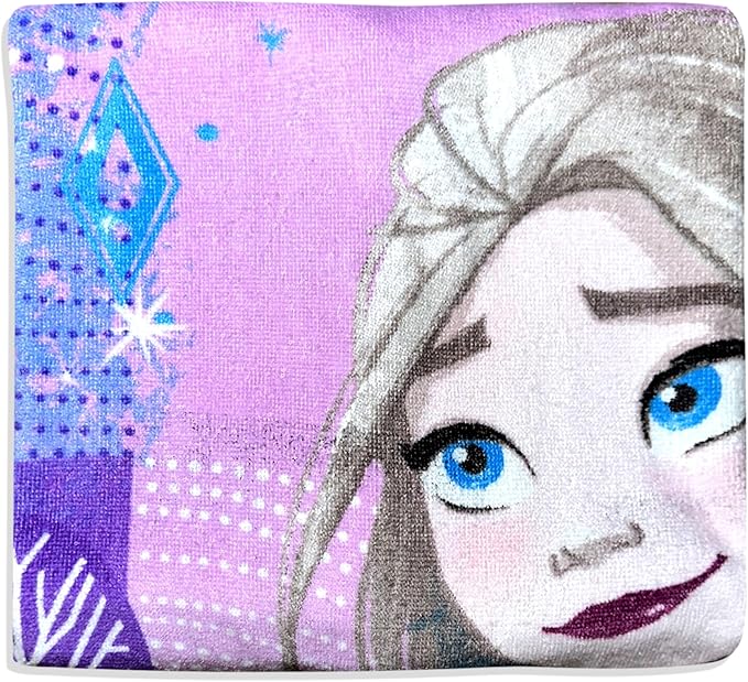 Kids Official Licensed Character Soft Beach/Hooded Bath Towel (Frozen Pink, 40 x 60)