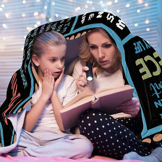 Gamer Gifts for Teenage Boys, 40x50 Inch Gamer Blanket Video Game Gifts Gaming Blanket for Son Cozy Throw Blanket Gamer Room Decor Gamer Gifts for Boys 8-12 Son Blanket from Dad Mom