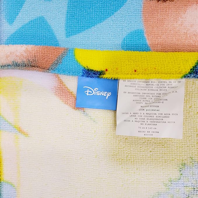 Kids Official Licensed Character Soft Beach/Hooded Bath Towel (Frozen Together Forever, 40 x 60)