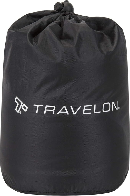 Travelon Contoured Memory Foam Travel Pillow, Charcoal, One Size