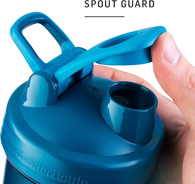 BlenderBottle Classic V2 Shaker Bottle Perfect for Protein Shakes and Pre Workout, 20-Ounce, Emerald Green