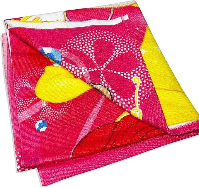 Wonder Woman KOMARKIDS Girls Microfiber Rapunzel Princess Red Fast Dry Towel