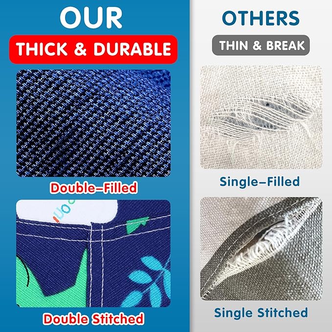 Lukeight Stuffed Animal Storage Bean Bag Chair Cover for Kids, Dinosaur Zipper Beanbag Chair Cover for Organizing Toddler and Kids' Rooms Plush Toys (Dinosaur, Large)