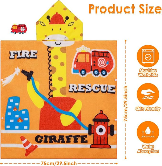 Kids Beach Towels Baby Towels with Hood Toddler Pool Towel Large Bath Towels for Boys and Girls for Travel Shower Swimming