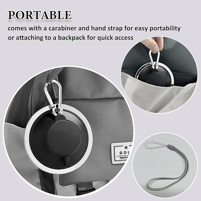 jessie Collapsible Water Bottles 17 oz Silicone Foldable Water Bottles Portable Travel Water Bottle with Buckle for Camping Hiking Sports Outdoor Gym Summer (Black)