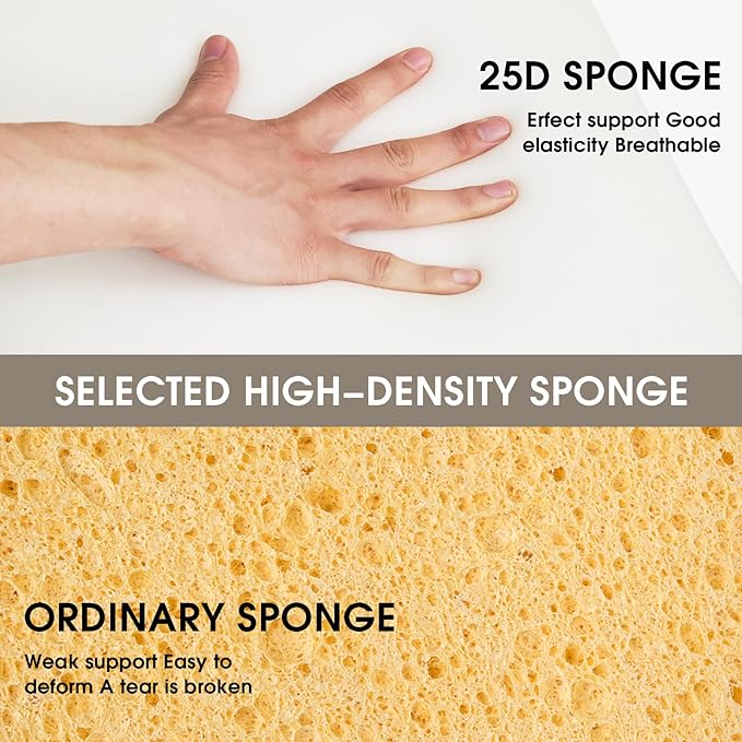 Wedge Pillow Headboard/Bed Wedge Pillow for Headboard/Bed Gap Filler Full (54"x10"x6"), Bolster Bed Mattress Wedge Pillow for Sleeping, Headboard Pillow for Gap (0-8") Between Bed and Wall