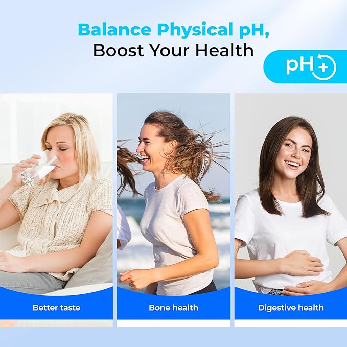 Waterdrop WD-10ALK Under Sink Water Filter, Replacement for Waterdrop TSB-ALK 8 Layer High Capacity Alkaline Under Sink Water Filtration System