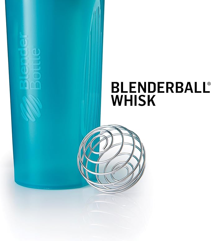 BlenderBottle Classic Shaker Bottle Perfect for Protein Shakes and Pre Workout, All Pink and Coral , 28-Ounce (Pack of 2)