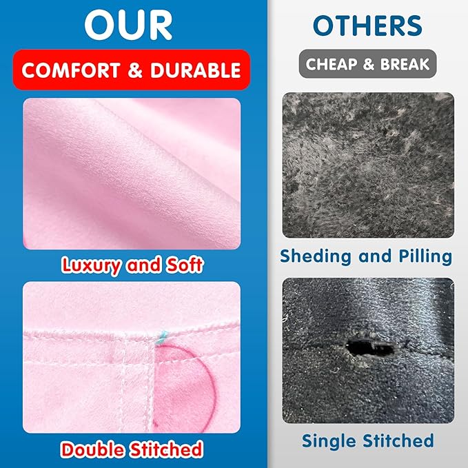 Lukeight Stuffed Animal Storage Bean Bag Chair Cover for Kids, Dinosaur Zipper Beanbag Chair Cover for Organizing Toddler and Kids' Rooms Plush Toys (Dino Pink, X-Large)