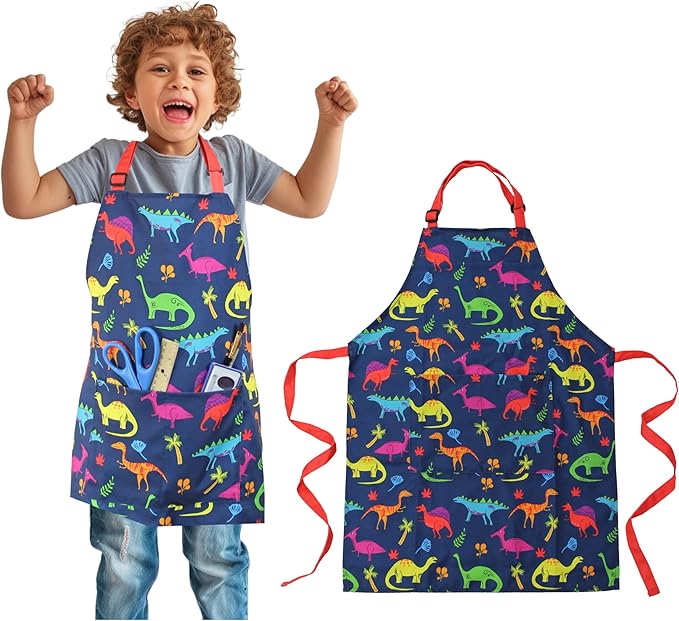 Kids Apron - cooking, gardening, artist, painting, cleaning, baking, pottery, chef, kitchen - gift boys, girls