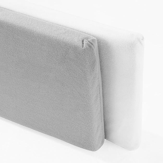 MABOZOO Bed Gap Filler Cushion, Long Thick Filler Bolster Pillow Stopper for Headboard Space Gap, Bed Mattress Extender Bed Wedge Pillow (Gray, 1.2X8X79inch)