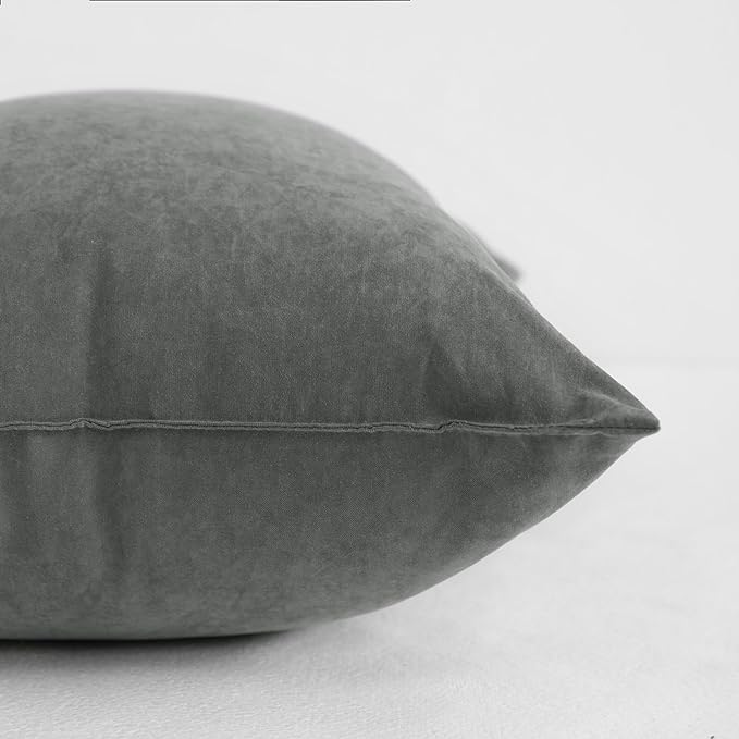 NTBAY Tiny Pillows, Down Alternative 7"x11" Microfiber Mini Pillows for Travel, Pets, Soft Machine Washable Small Pillows for Neck, Wrist, Lumbar and Knee, Dark Grey