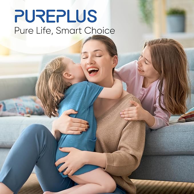 PUREPLUS 5 Micron 20" x 4.5" Whole House Coconut Shell Activated Carbon Water Filter Replacement Cartridge, Compatible with EPM-20, CB-20, 155783-43, FC25B, 2 Pack