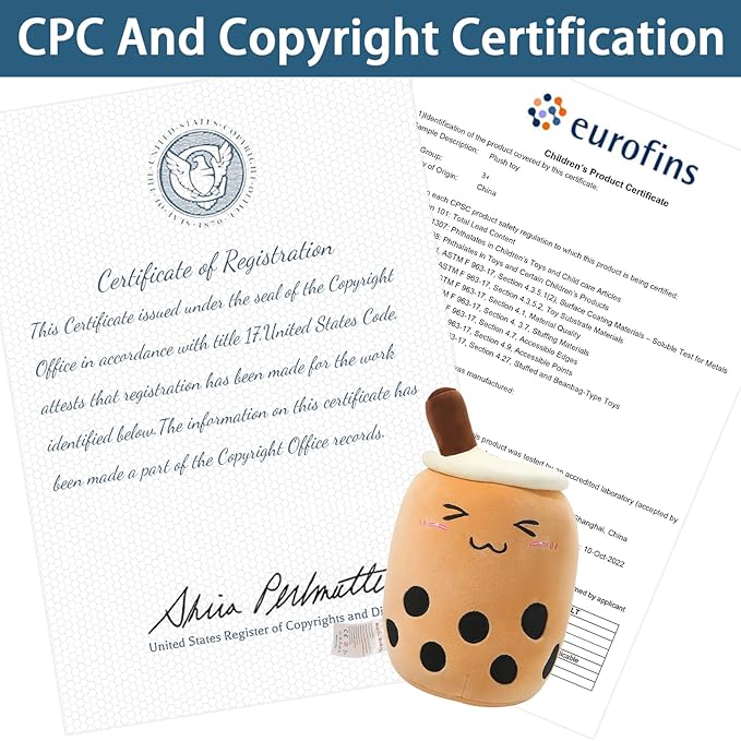 Niuniu 13.7in Squishy Boba Tea Plush Toy - Great Gift for Kids