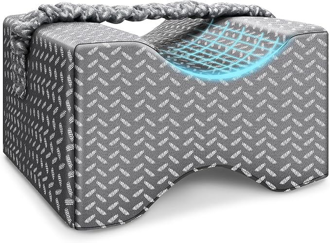 Knee Pillow,knee pillow for side sleepers,Leg Pillow,side sleeper leg pillow, Memory Foam Knee Pillow, Suitable for leg, back, knee pain, improve sleep quality