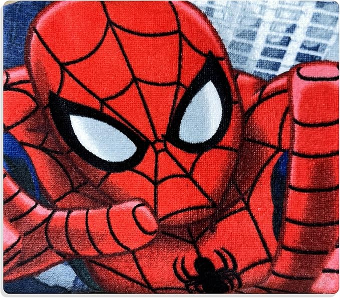 Kids Official Licensed Character Soft Beach/Hooded Bath Towel (Spider, 40 x 60)