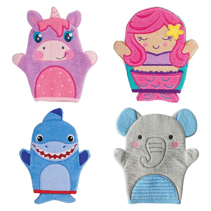 Stephen Joseph, Kids Bath Mitts, Mermaid