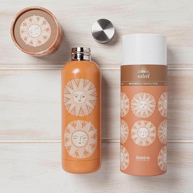 Danica Studio Soleil Stainless Steel Water Bottle Hot or Cold 17 Oz