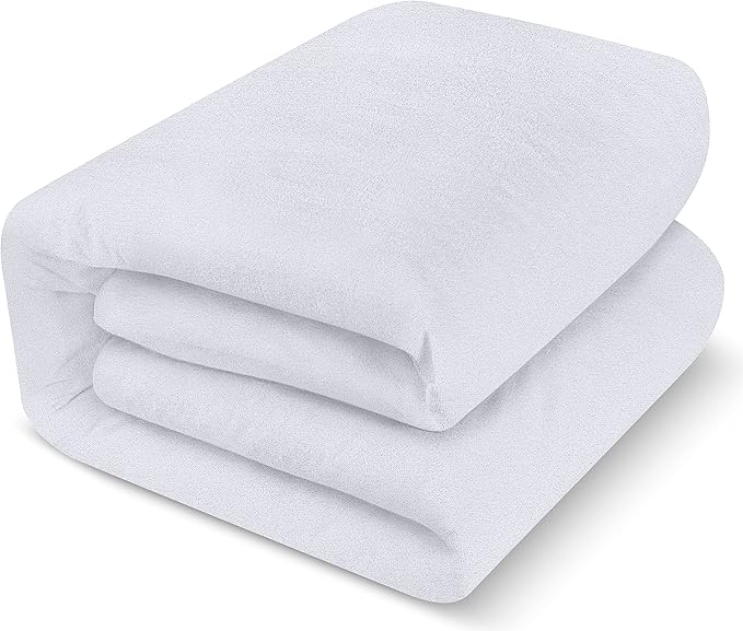 Utopia Bedding Waterproof Mattress Protector King Cal Size, Premium Terry Mattress Cover 200 GSM, Breathable, Fitted Style with Stretchable Pockets (White)