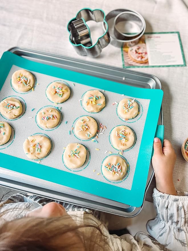 Tovla Jr. Cookie Baking and Cooking Gift Set for Kids - Cooking Supplies for The Junior Chef - Kids' Baking Set for Girls & Boys - Real Accessories & Utensils for The Curious Child