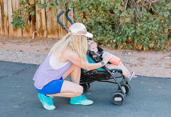 Simple Modern Wide Mouth Lid Leak Proof Straw Chug Handle Flip Fits Summit Water Bottles and Hydro Flask, Tumbler Style, Seaside