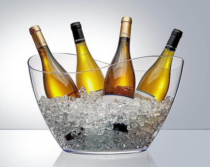 Prodyne WAVE Beverage Tub, Clear