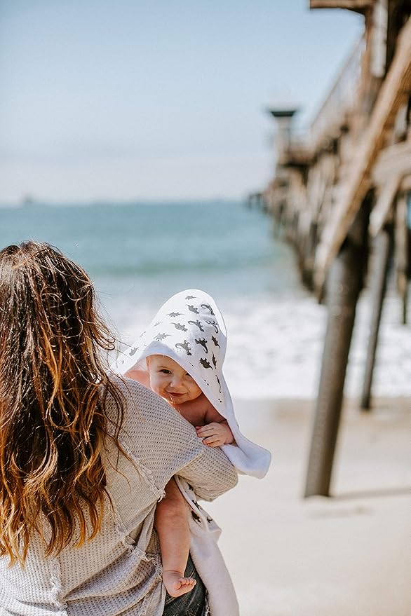 Copper Pearl Hooded Bath Towels Premium Knit/Terry Cloth Baby Towels with Hood, Pockets, and Cool Designs - Great to Gift and Make Bath Time Fun - Baby Bath Towel, Wild