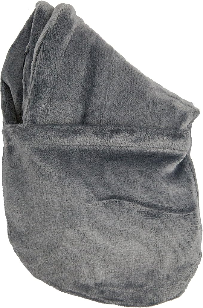 Travelon Deluxe Pillow, Gray, INFLATED 15 x 5 x 4 DEFLATED 17.25 x 5.25