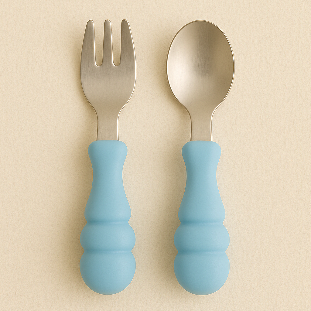Baby Toddler Fork and Spoon Utensil Set