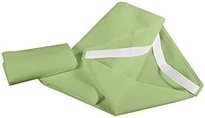 Pack of 6 Cot Sheet for Daycare Preschool Cot Bed -Polyblend Fabric with Corner Elastic Cots Sheets Fits On 22" X 52" Inches Size Toddler and Preschool Daycare Cot Sage 22 X 52 Size