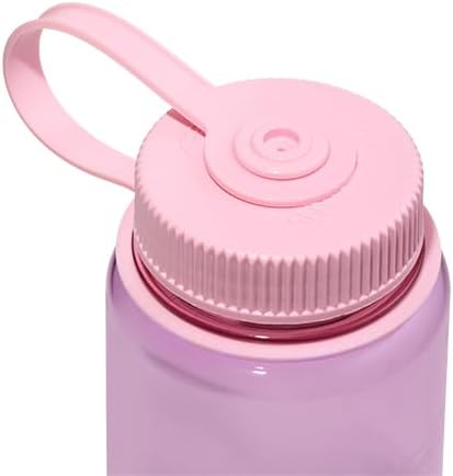 Nalgene Sustain Tritan BPA-Free Water Bottle Made with Material Derived from 50% Plastic Waste, 16 OZ, Wide Mouth, Cherry Blossom