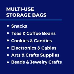 Mylar Bags Odor Sealing 1/4 Ounce All White - 1000 Count 6.7" x 4" 6mill Thickness - Packaging Bags - Mylar Bags For Food Storage - Resealable Bags - Odor Sealing Bags