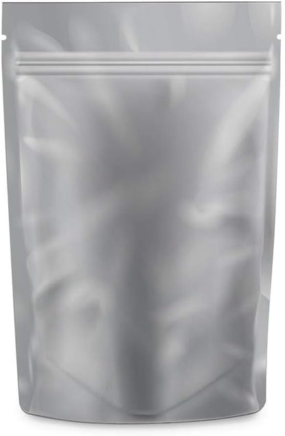 Mylar Bags Smell Proof - Half Ounce Black/Clear - 1000 Count -8" X 5" 6mil Thickness- Packaging Bags - Mylar Bags For Food Storage - Resealable Bags - Edible Packaging - Dry Herb Packaging