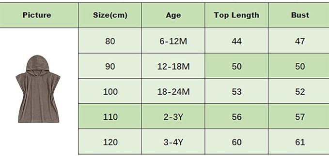 Toddler Beach Towel with Hood Kids Waffle Swim Cover Up Bath Towel Surf Poncho Boys Girls Hooded Beach Towel (B Brown, 12-18 Months)