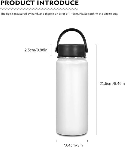 Corgi 18 OZ Water Bottle Kids 6-8/8-10 Pink Stainless Steel Water Bottle Girls Insulated Water Bottle and Water Bottle Carrier Bag Set