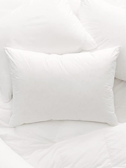 BOLL & BRANCH Down Chamber Pillow – Luxury 100% Organic Cotton Shell – Cleaner Cruelty Free US Down Bedding – Premium Comfort and Superior Head Support– Soft, King