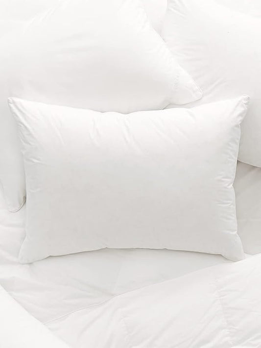 BOLL & BRANCH Down Chamber Pillow – Luxury 100% Organic Cotton Shell – Cleaner Cruelty Free US Down Bedding – Premium Comfort and Superior Head Support– Medium, Standard