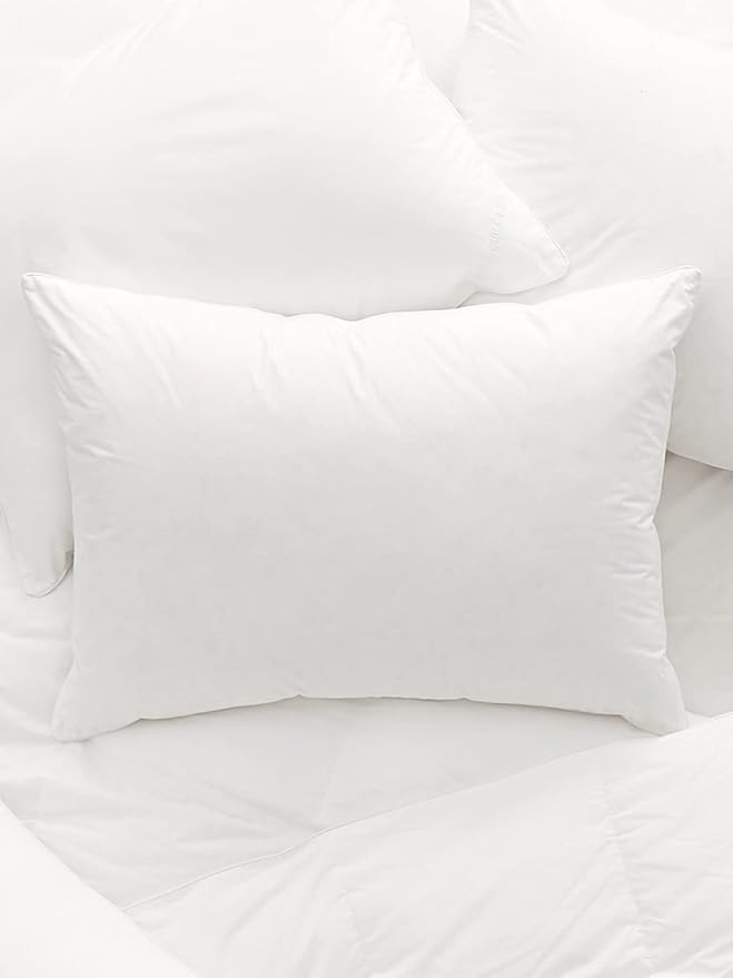 BOLL & BRANCH Down Chamber Pillow – Luxury 100% Organic Cotton Shell – Cleaner Cruelty Free US Down Bedding – Premium Comfort and Superior Head Support– Medium, King