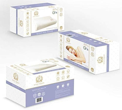 Royal Therapy Travel Memory Foam Pillow, Neck Pillow Bamboo Adjustable Side Sleeper Pillow (Travel 18 x 12 x 5)