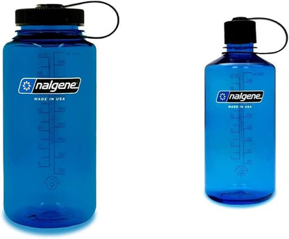Nalgene Sustain Tritan BPA-Free Water Bottle Made with Material Derived from 50% Plastic Waste, 32 OZ, Wide Mouth
