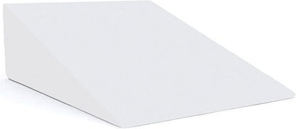 Greaton, 24-Inch Mattress System Bed Wedge Pillow Foam Incline, Multi-Purpose, Comfortable, Heartburn, Legs and Back Support for Acid Reflux, Increases Blood Flow, Promotes Breathing, White