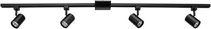 Globe Electric 59738 Tribeca 4-Light 56" Track Lighting Kit, Matte Black, Bulb Not Included