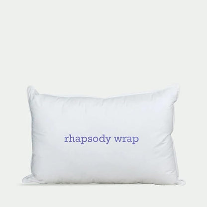 Down Etc Rhapsody Wrap Luxury Hotel 235-Thread Count 100% Down-Proof Soft Preshrunk Cotton Fabric Hypoallergenic Goose Down & Feather Pillow, King (Pack of 1), White